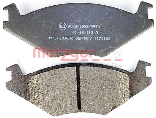 METZGER 1170103 Bremsbelagsatz, Scheibenbremse